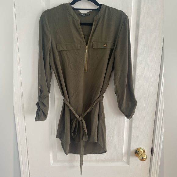 Army Green Blouse - Picture 2 of 5